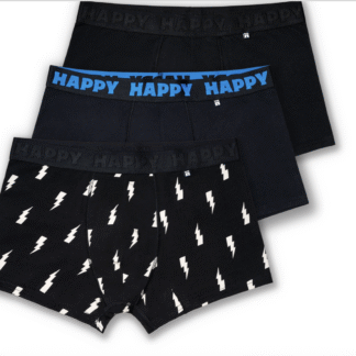 Happy Socks Bokserid - Black & White kinkekomplekt (S-XL)