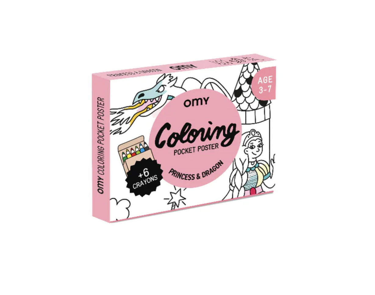 OMY Värvimise reisikomplekt koos pliiatsitega, Unicorn - Image 3