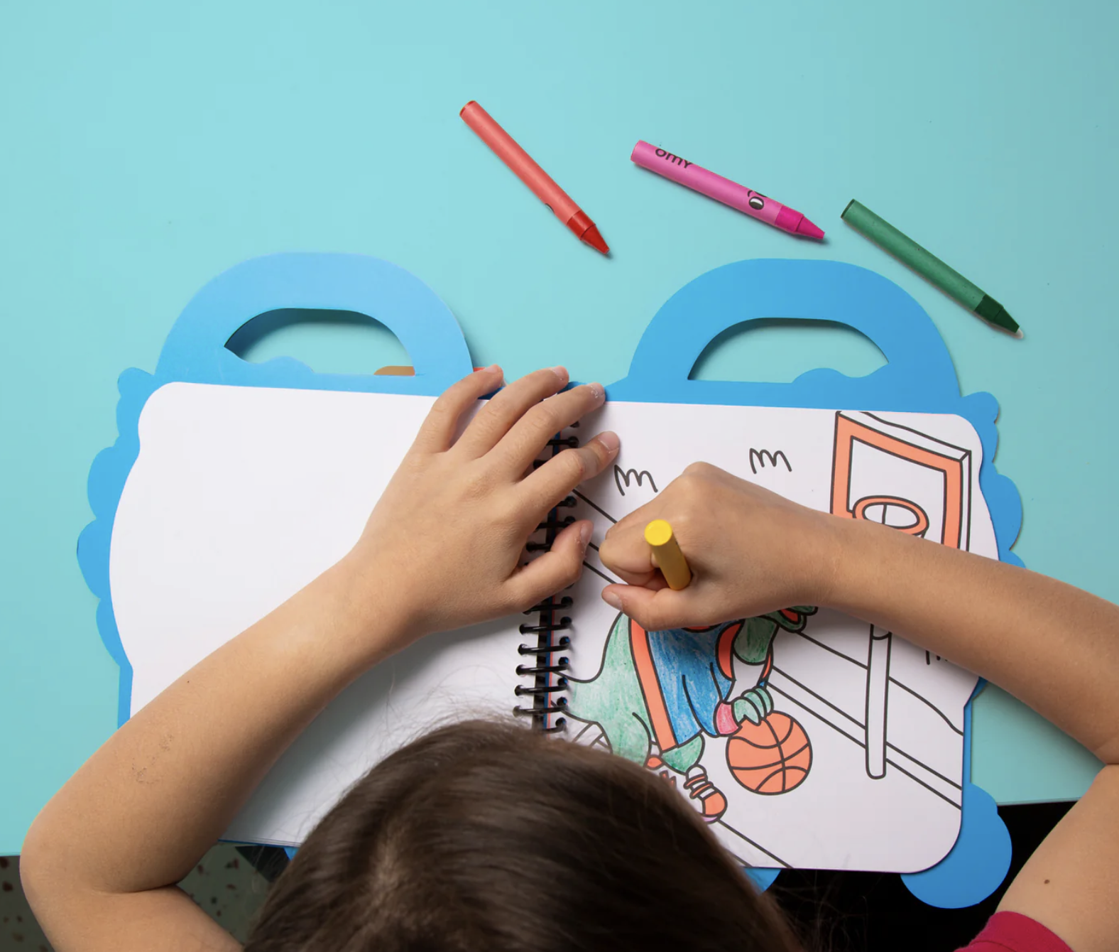 OMY Värvi-ja kleepimise raamat, Dino - Image 4