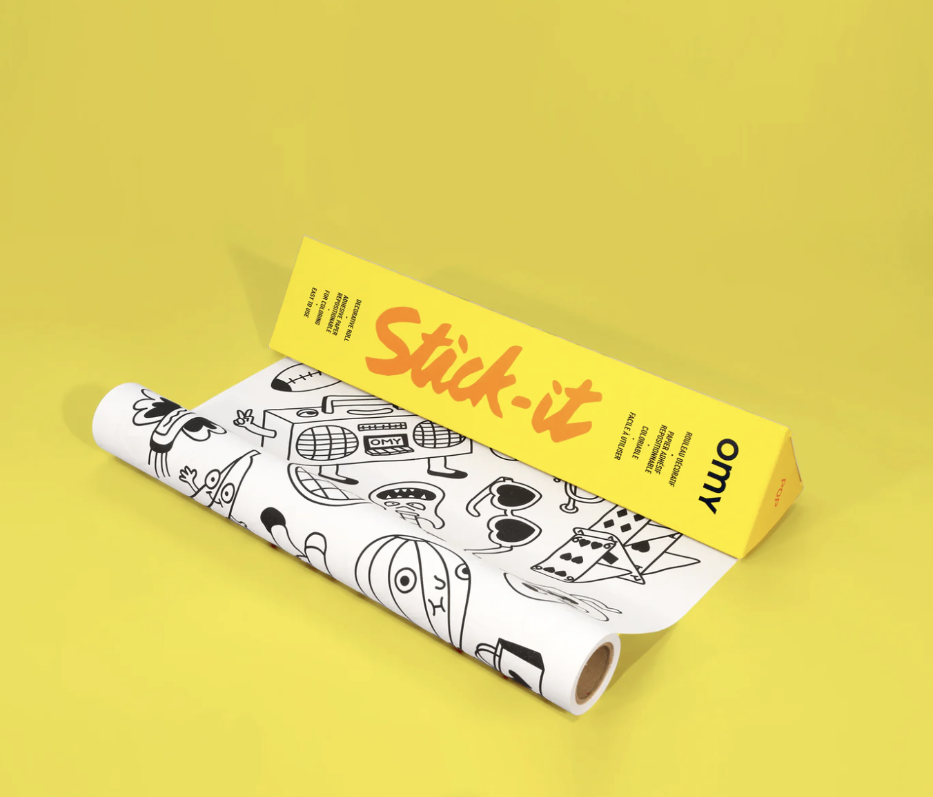 OMY Kleepitav värviplakat rullis, POP