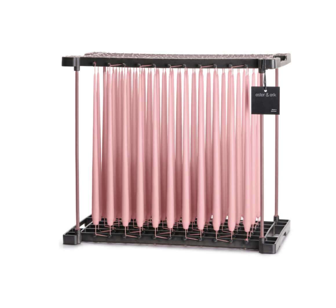 ESTER & ERIK Pikk küünal 32 cm, old rose 2tk