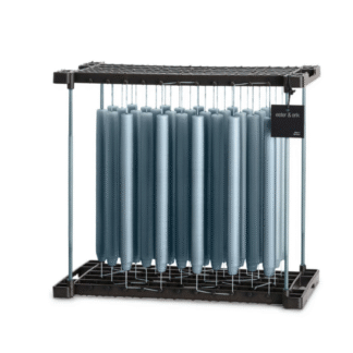 ESTER & ERIK Silinderküünal 28 cm, steel blue 2tk