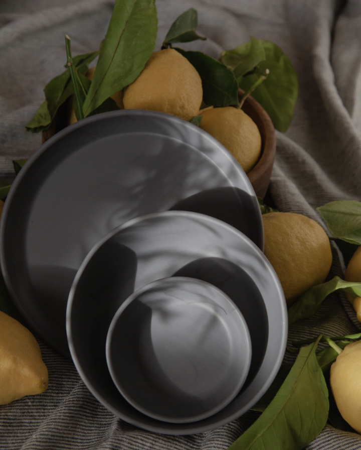 Eeveve silikoonist taldrik, Granite Gray - Image 2