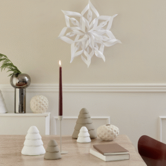 COOEE jõulukaunistus Snowy, white