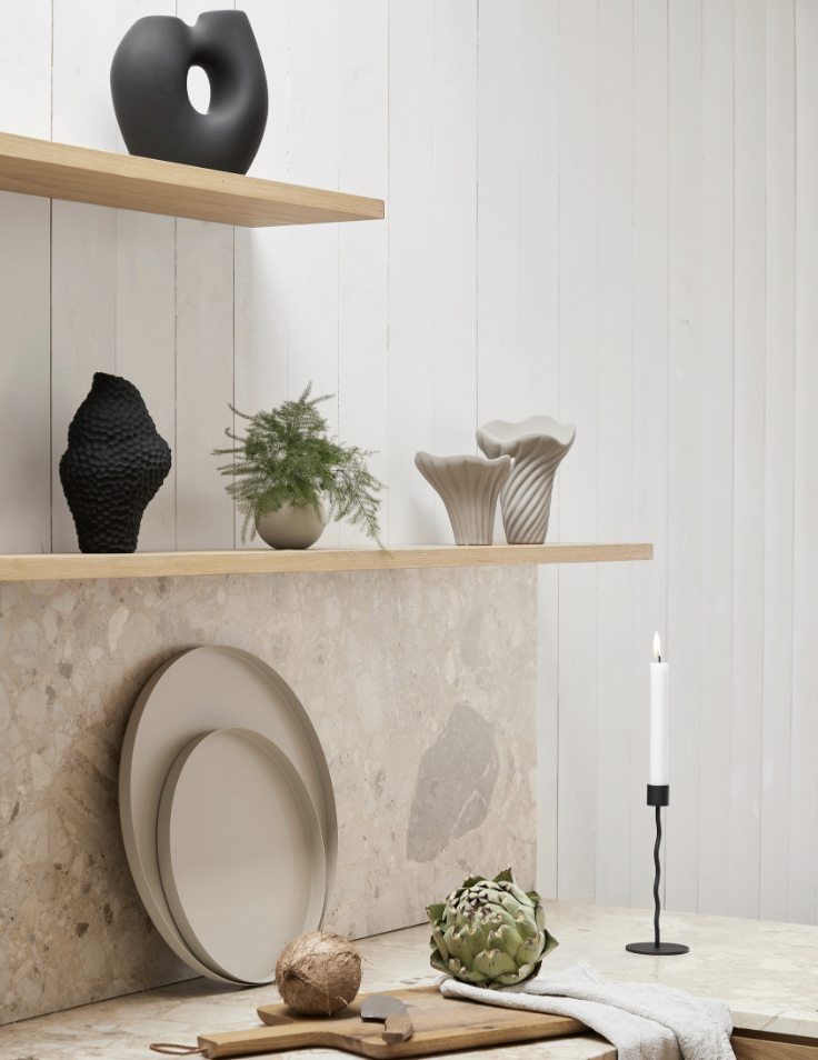 COOEE Küünlajalg kõver 26cm, black - Image 2