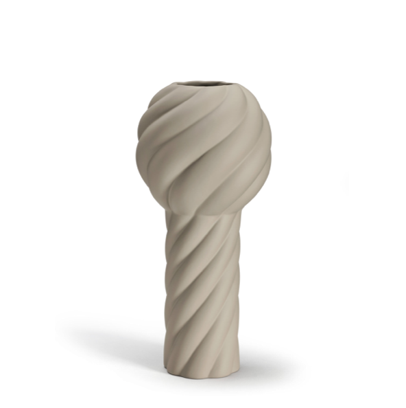 COOEE Vaas Twist pillar 34cm, Sand