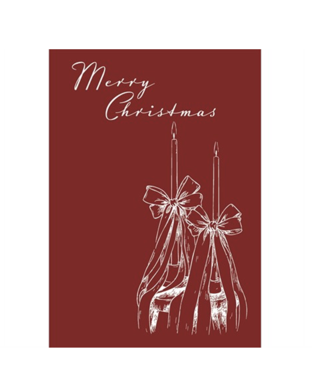 Timi of Sweden - Postkaart, Merry christmas candles