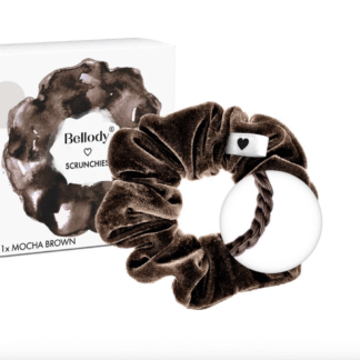 Bellody sametine pruun Scrunchie, 1tk