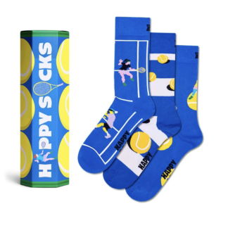 HAPPY SOCKS – 3ne kinkekomplekt Tennis, 36-40